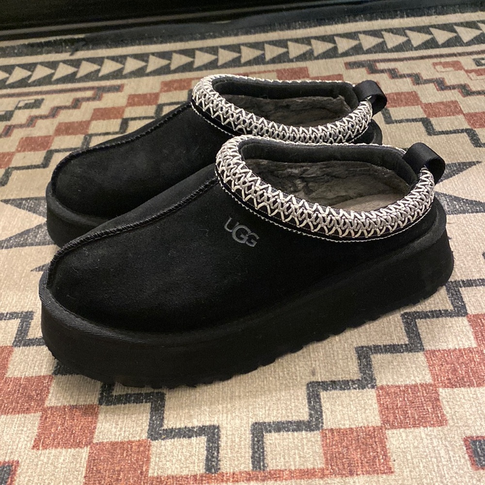 Ugg Black Tazz platforms